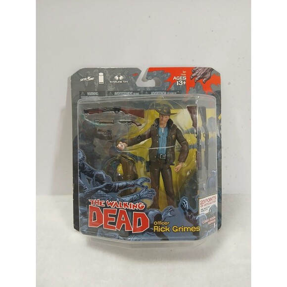 Officer Rick Grimes The Walking Dead Comic Book Series 1 Figure - Picture 1 of 4